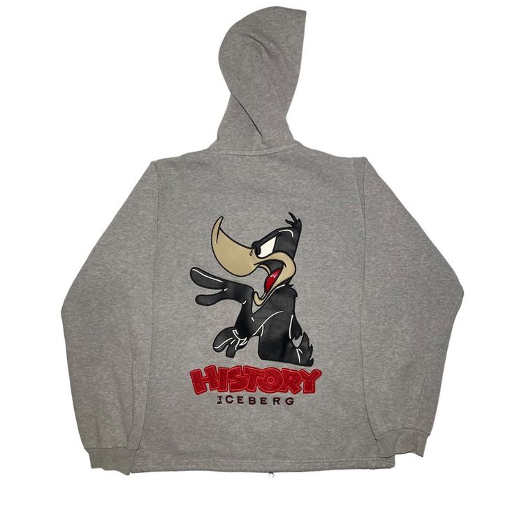 Vintage iceberg history 'daffy duck' hoodie