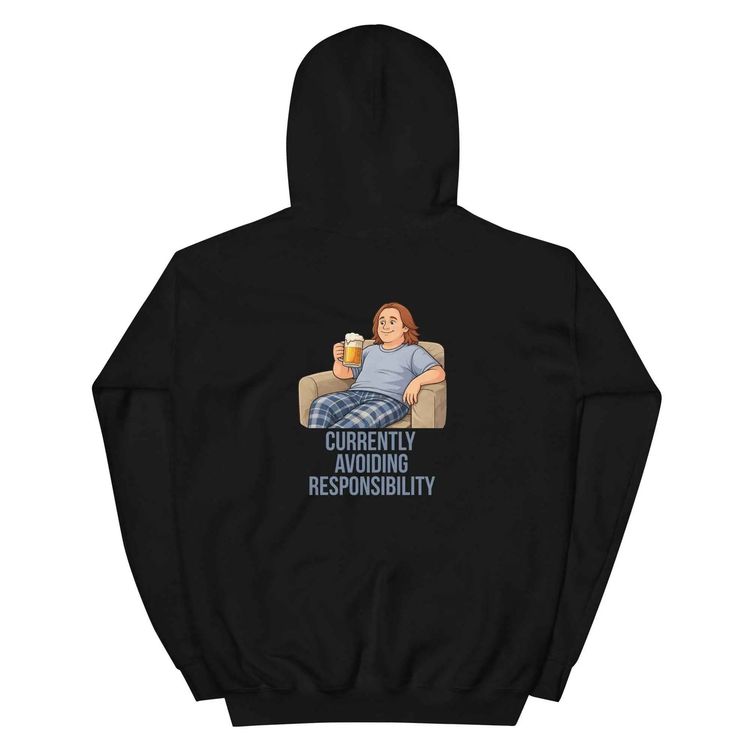 Alcyone213k Lewis Capaldi Funny Hoodie Currently Avoiding Responsibility image 2