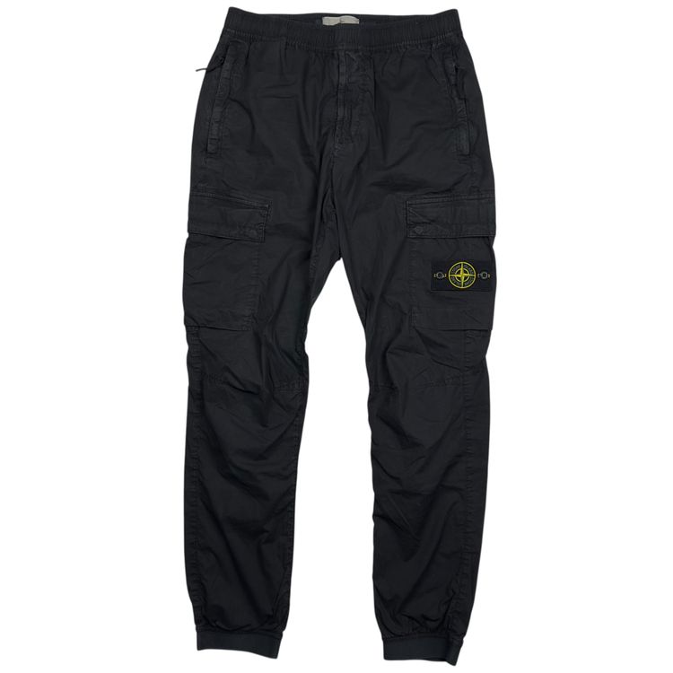 S/S 22 Stone Island Stretch Cotton Cargo Trousers 30 RE-T