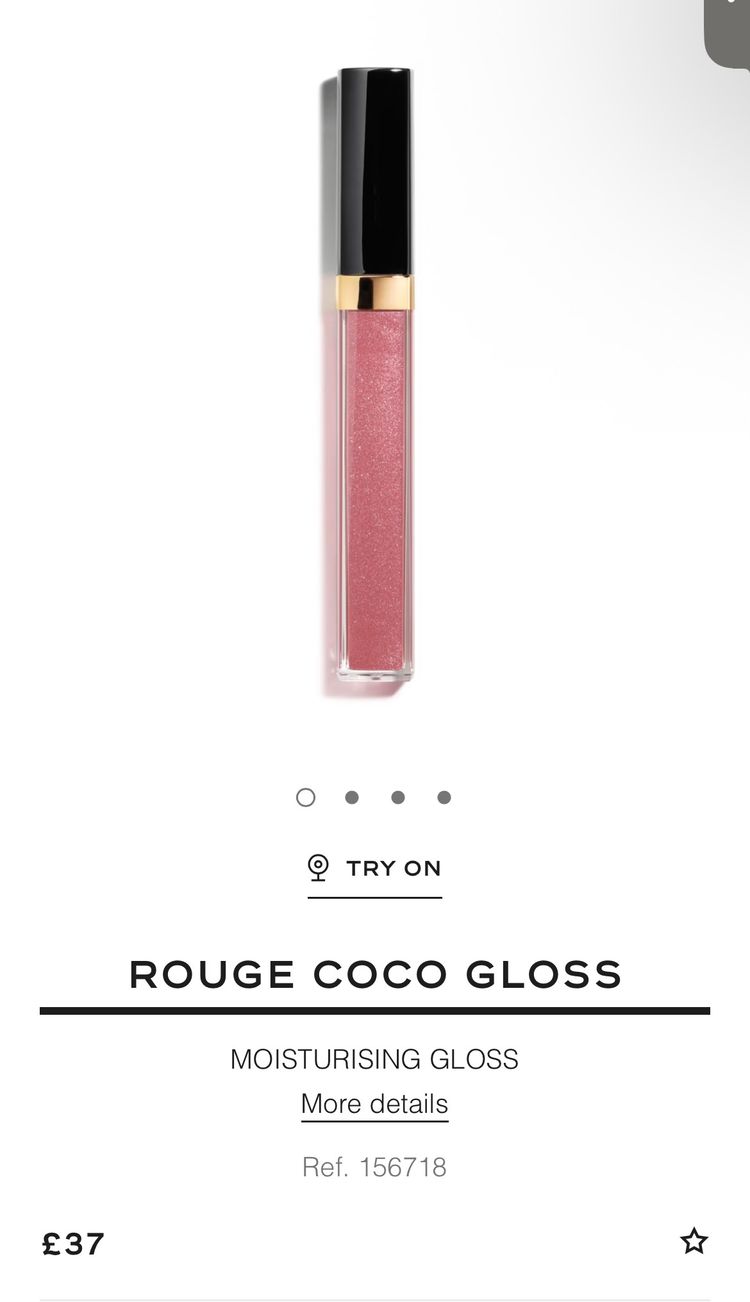 Chanel 119 - BOURGEOISIE Moisturising Lip Gloss rrp £34