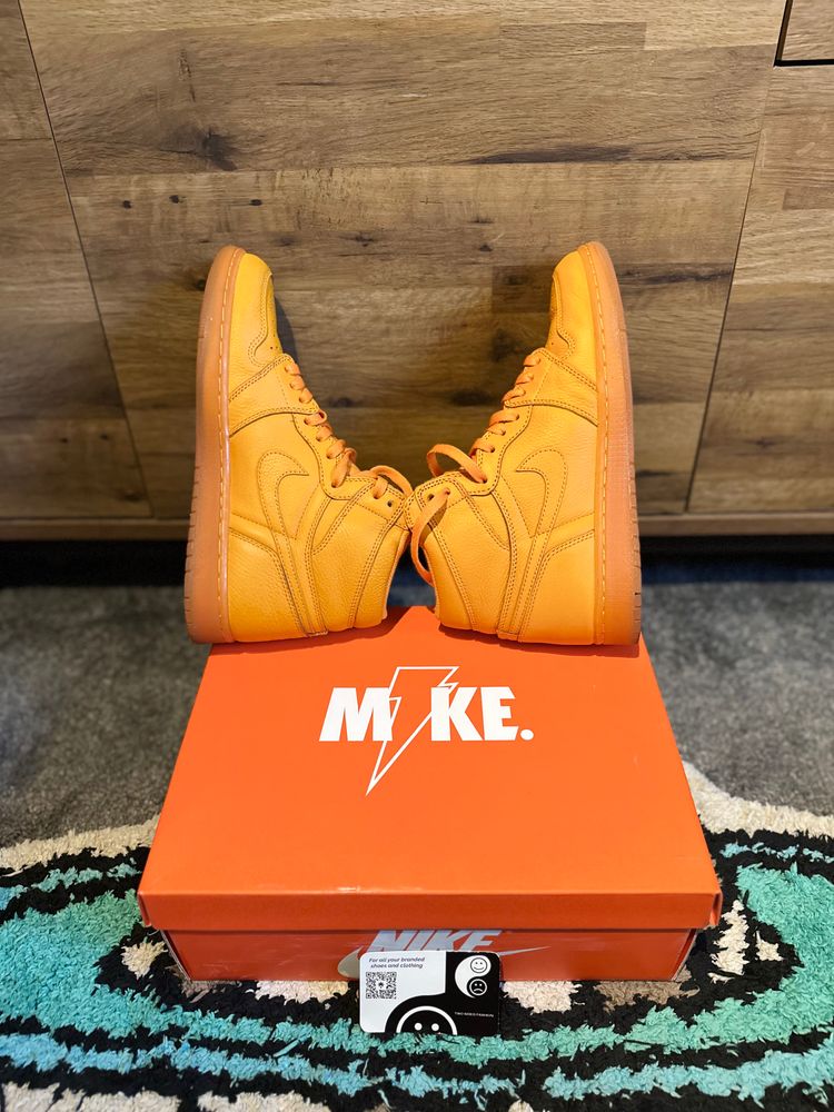 Jordan 1 Retro High “Gatorade Orange Peel” U.K. 8.5 obraz 6
