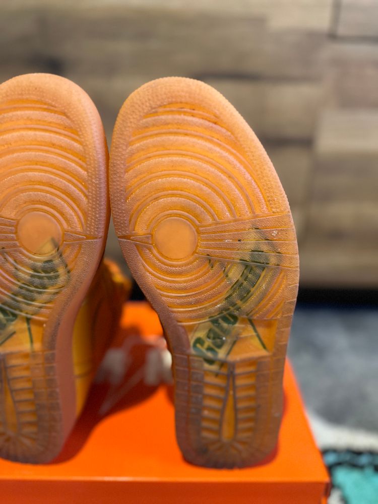 Jordan 1 Retro High “Gatorade Orange Peel” U.K. 8.5 obraz 5