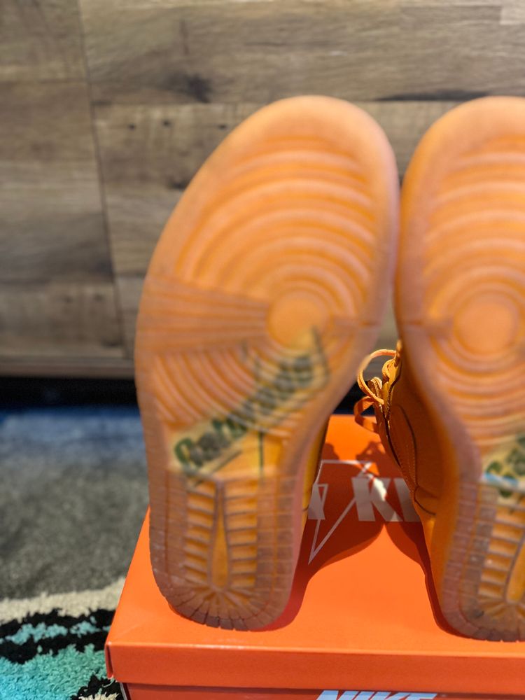 Jordan 1 Retro High “Gatorade Orange Peel” U.K. 8.5 obraz 4