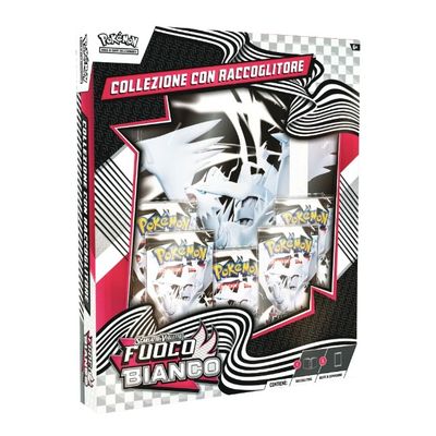 Pokémon Collezione Con Raccoglitore Fuoco Bianco