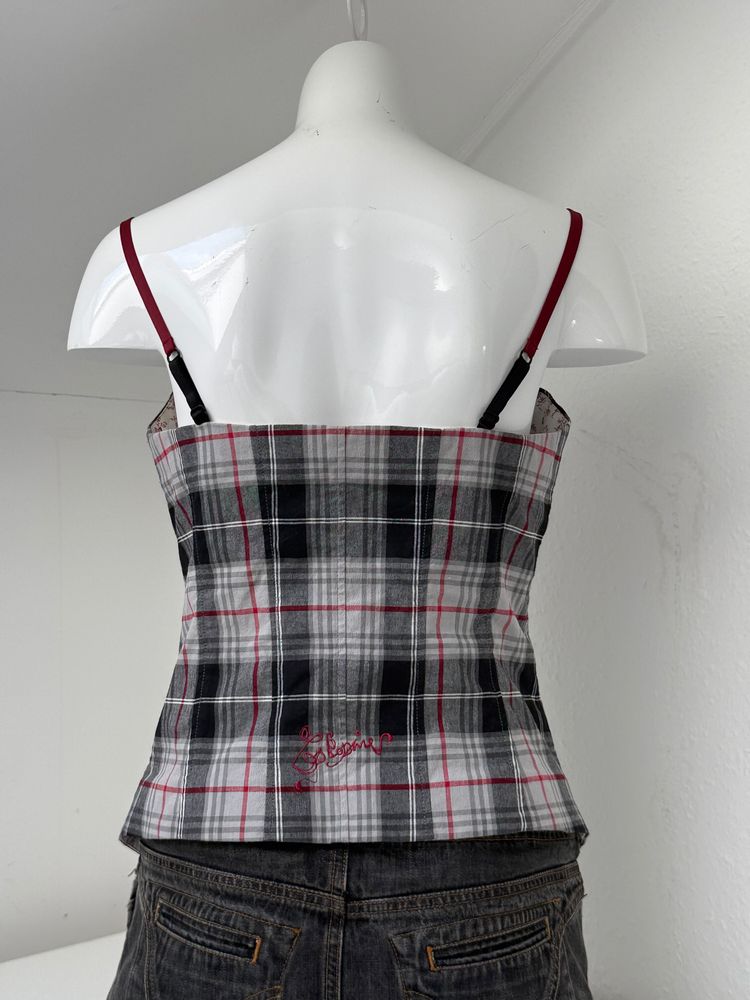 Cop Copine Tartan Corset Top (L) image 9
