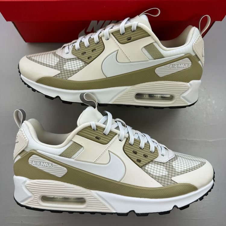 Immagine di Nike Air Max 90 Size UK 9 Drift Light Bone Off White Men's Trainers IO1908-072 1