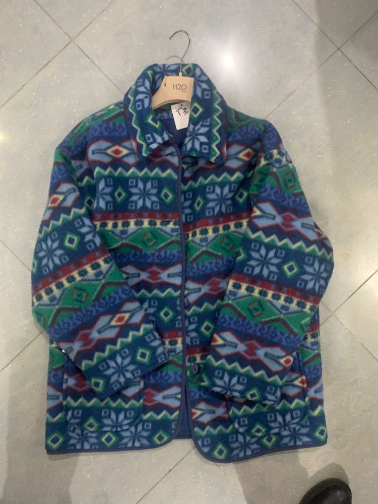 H2O Patterned Fleece Jacket