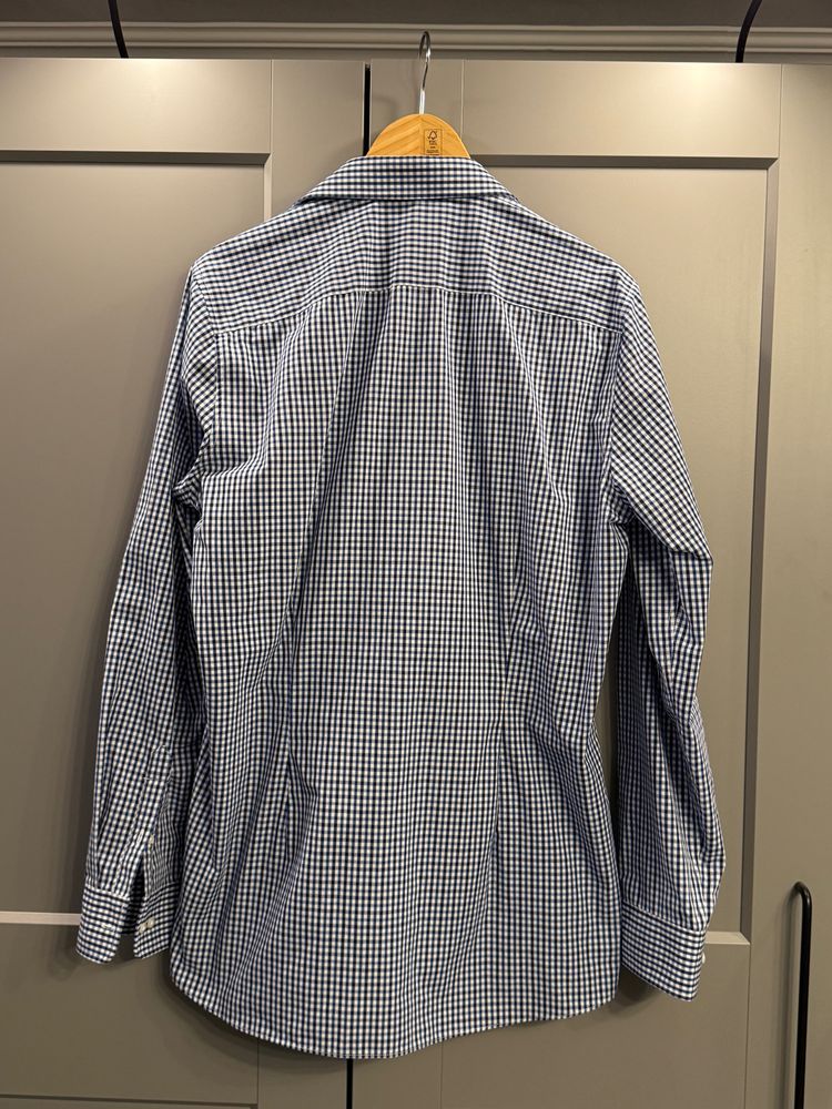 Next Slim Fit Checkered Shirt imagen 4