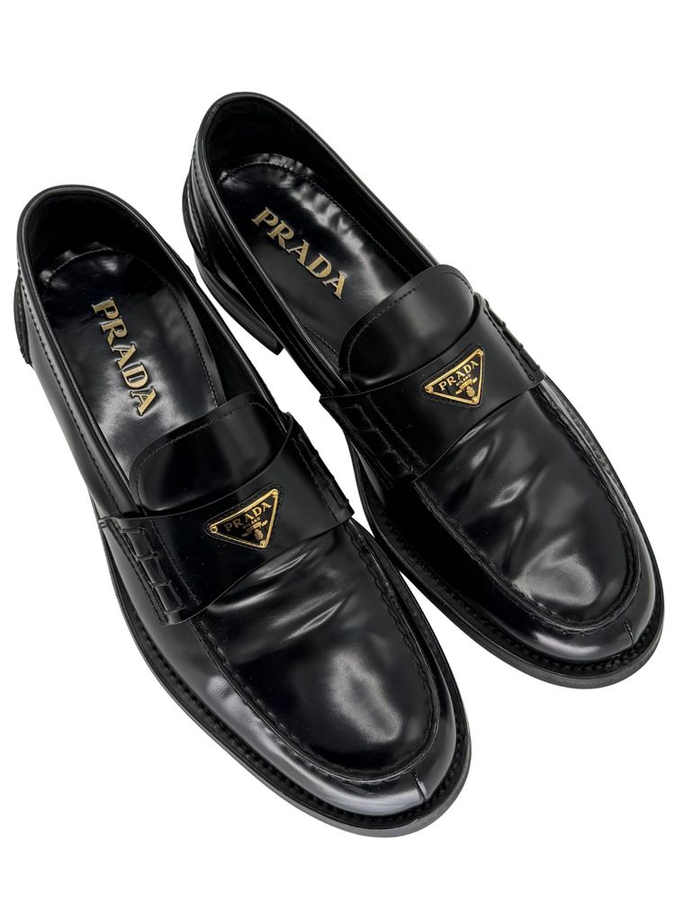 Prada Leather Loafers image 12