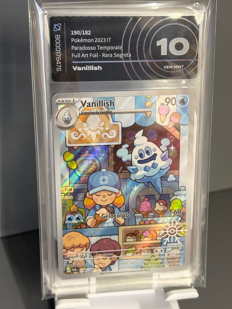 Pokemon 2023 It Paradosso Temporale Full Art Foil Vanillish Card image 1