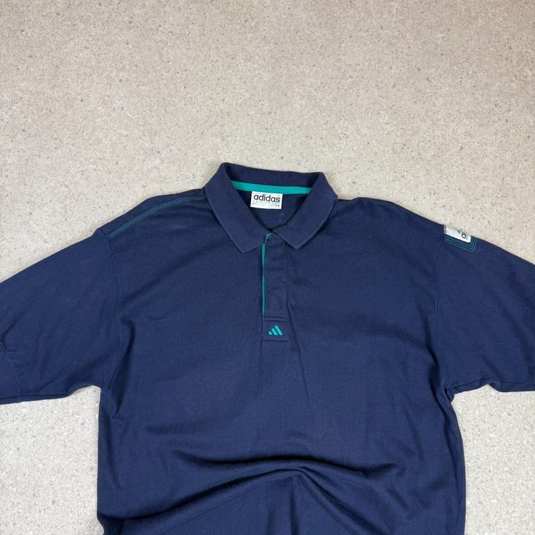 Adidas Equipment Polo L / XL Navy Colourway Embroidered Logo