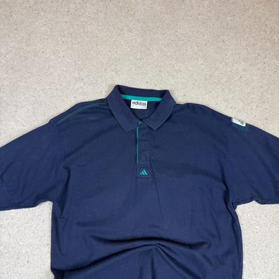 Adidas Equipment Polo L / XL Navy Colourway Embroidered Logo