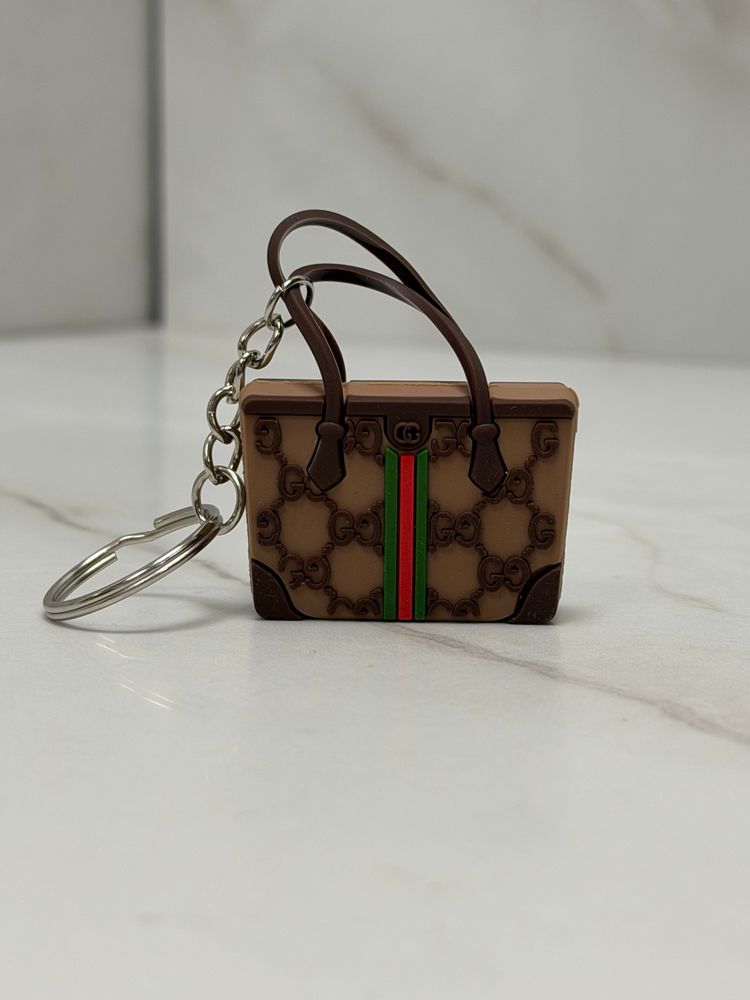 Custom made Gucci Brown Keychain Handbag