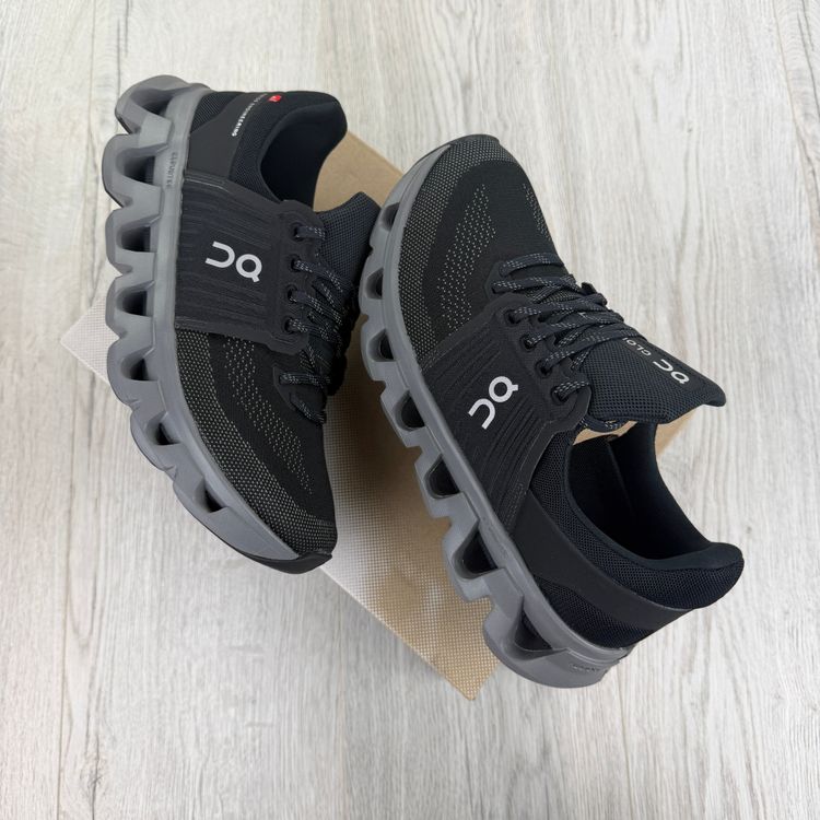 On Running Cloudswift 4 Black & Grey Trainers 6
