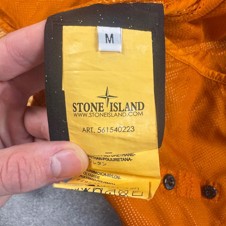 Orange Stone Island Membrana TC Jacket  5