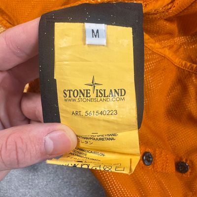 Orange Stone Island Membrana TC Jacket 5
