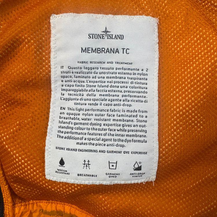 Orange Stone Island Membrana TC Jacket  4