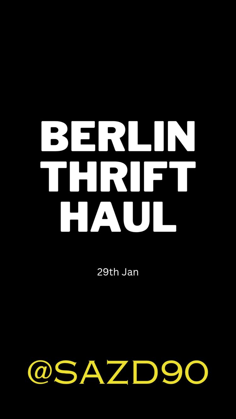Live Zara auction: Berlin Thrift Haul 🔥 & BNWT bikinis 👙 by sazd90