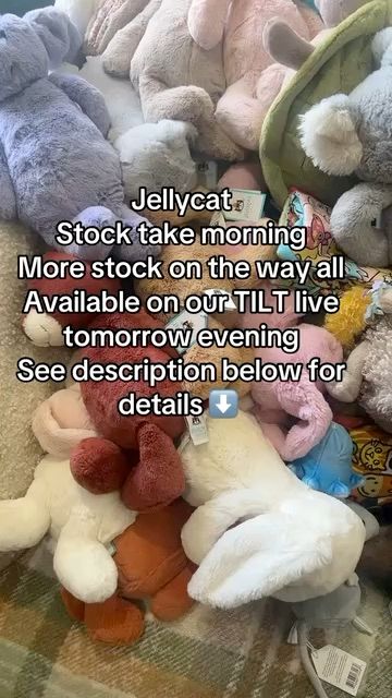 Live Activewear auction: Jellycats, Giveaway, check out our store, share our live 💖 by stephmitchell