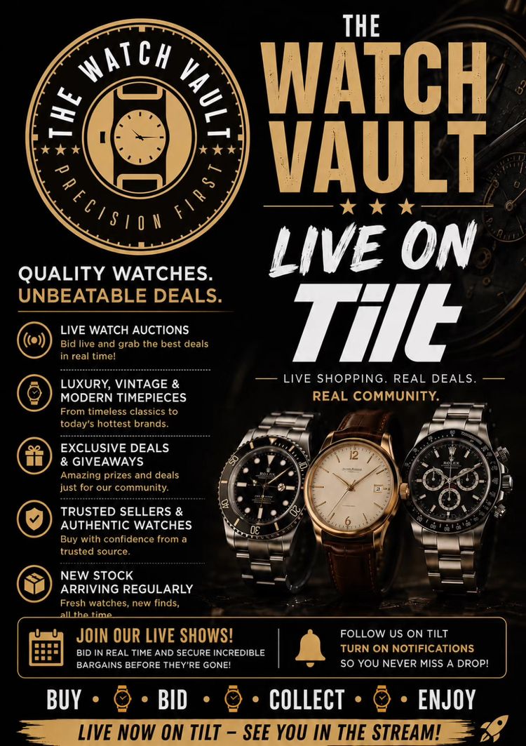 Live auction: Huge Giveaway, G-Shocks, Invicta, , £1NR, New and Vintage Watches!! by thewatchvault