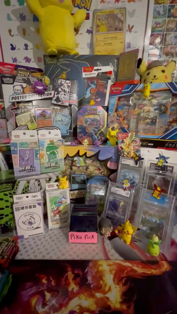 Live Trading Cards auction: 🔥 late night pikas mystery sleeve fun 🔥 by pullapika