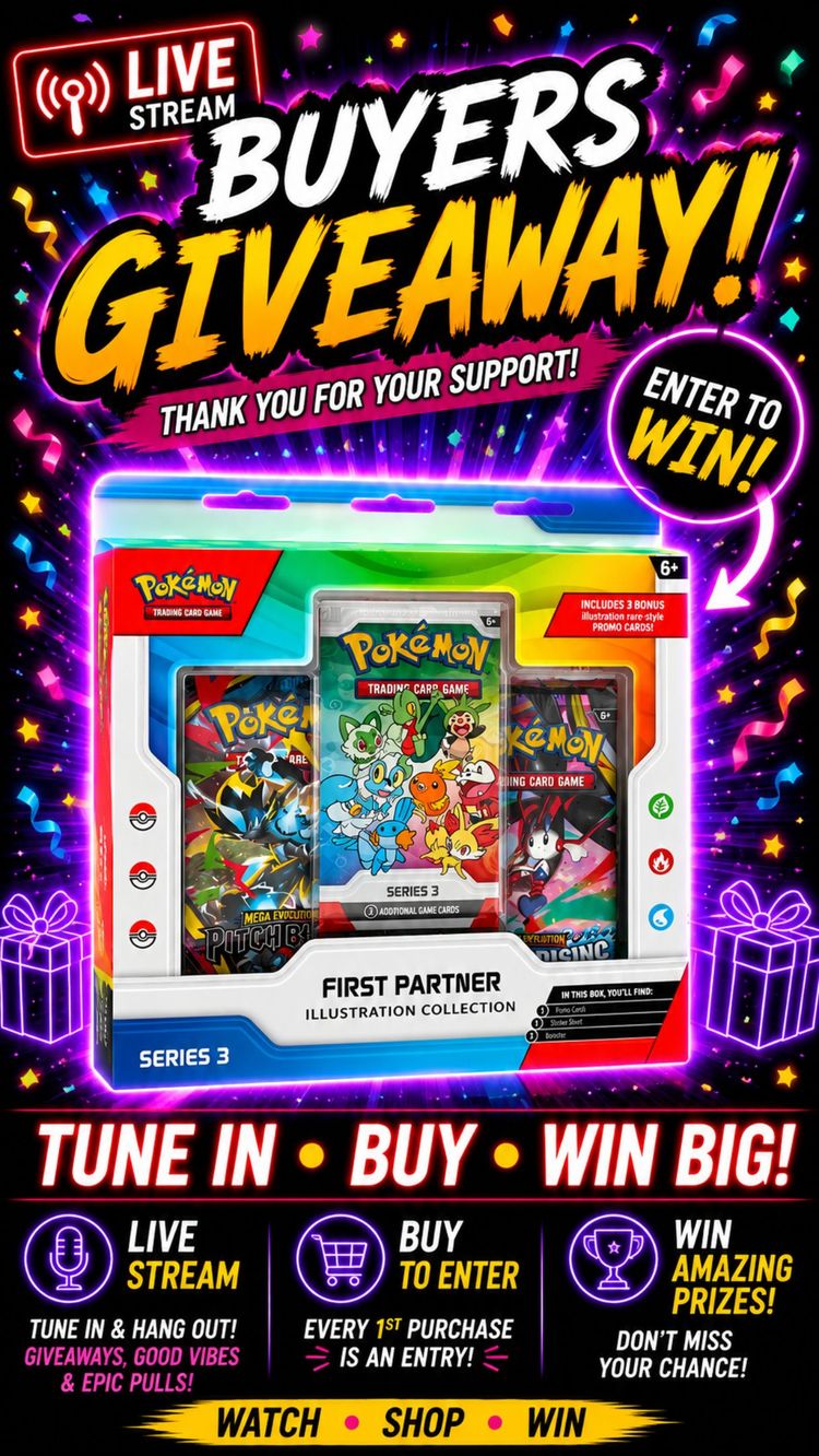 Live Trading Cards auction: SEALED & SINGLES SERIES 3 BUYERS GIVVY by danphans