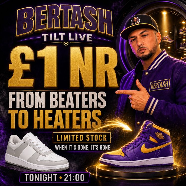 Live Sneakers auction: 🚨🚨New Stock, Loads of choice, £1NR on Limited Stock 🚨🚨 by bertash