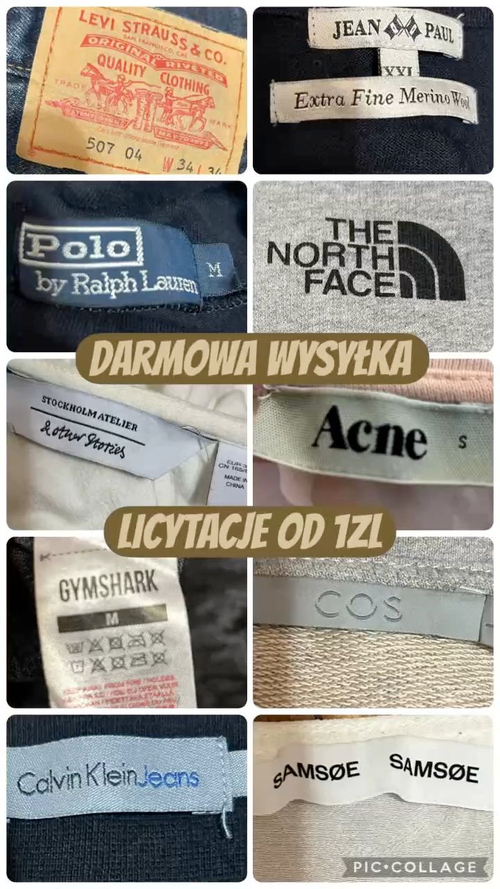 Live Casual auction: Ralph Lauren, COS, Armani, Gant, The North Face i inna odzież damsko-męska by scandiworld