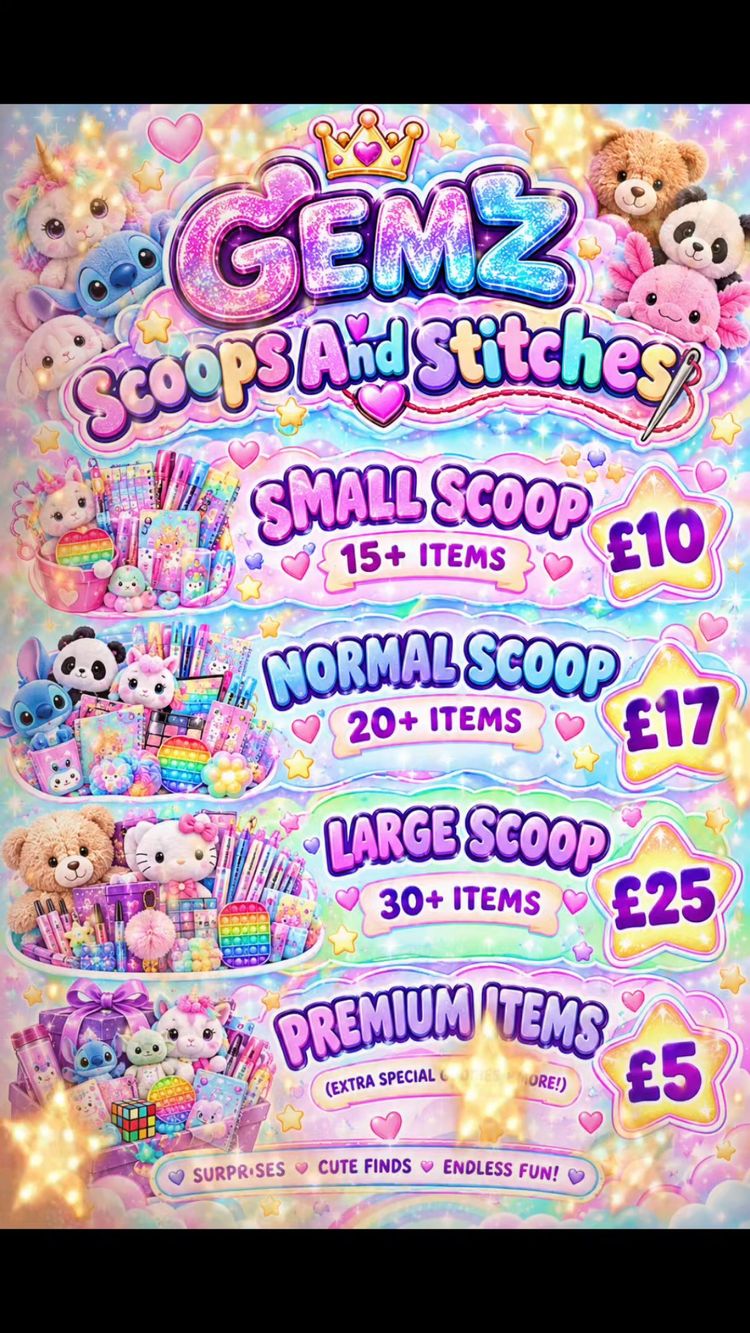 Live auction: Gemz Scoops And Stitches  by gemzscoops