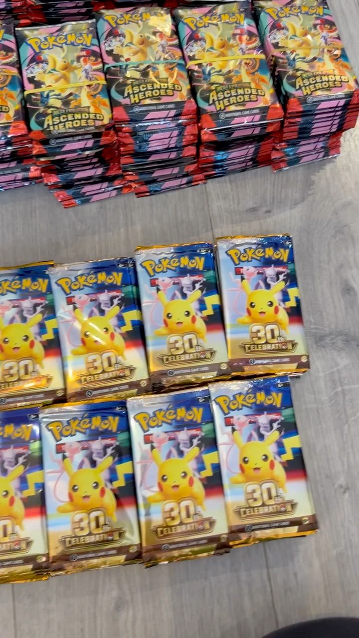 Live auction: 🔥 QUICK 30th break 🔥 CHEAP SPOTS 50 pack minimum 🔥 by poketcg
