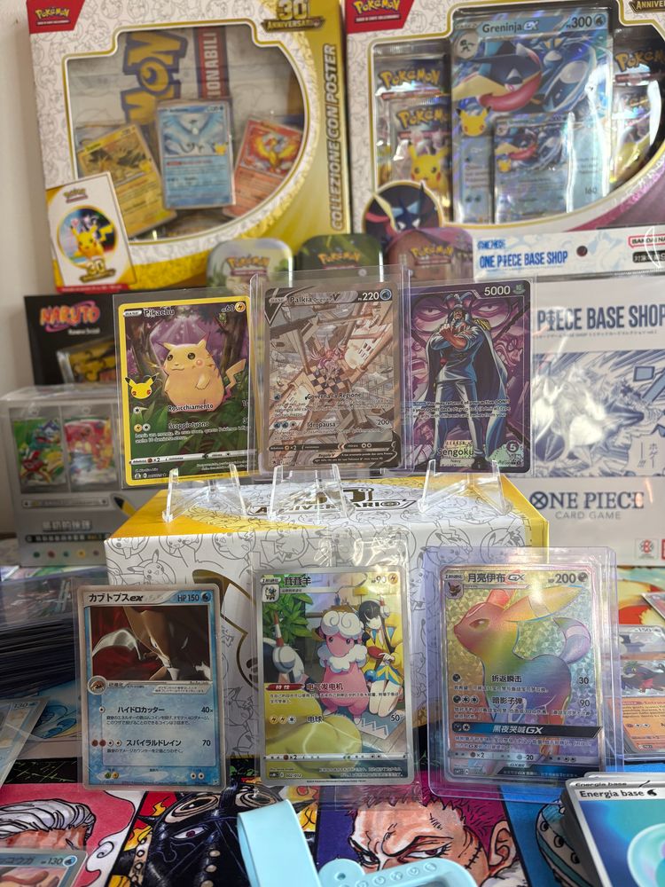 Asta dal vivo: Live tilt! Pokémon 30esimo collezioni e carte singole gradate! One piece carte singole e grdate di mondojohnny
