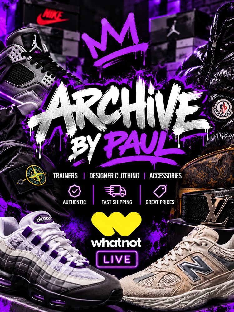 Live auction:  🔥 ARCHIVE BY PAUL | DESIGNER CLOTHING, HEAT & STEALS 🔥 by archivebypaul
