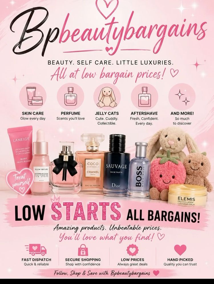 Live Beauty auction: Crazy £1 start no reserves! Buyers givvy bundle! Massive discount clearance🔥🔥 by bpbeautybargains