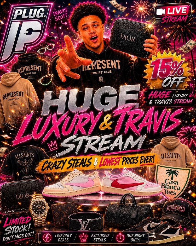 Trwająca aukcja Jordan: 15% off £1 Luxury + Travis | HUGE STREAM od plugjp