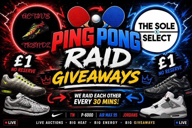 Trwająca aukcja Jordan: 🔥🏓 HUGE DISCOUNTS 20% OFF £1 NO RESERVE EVERYTHING 🔥🏓 od activetrendz