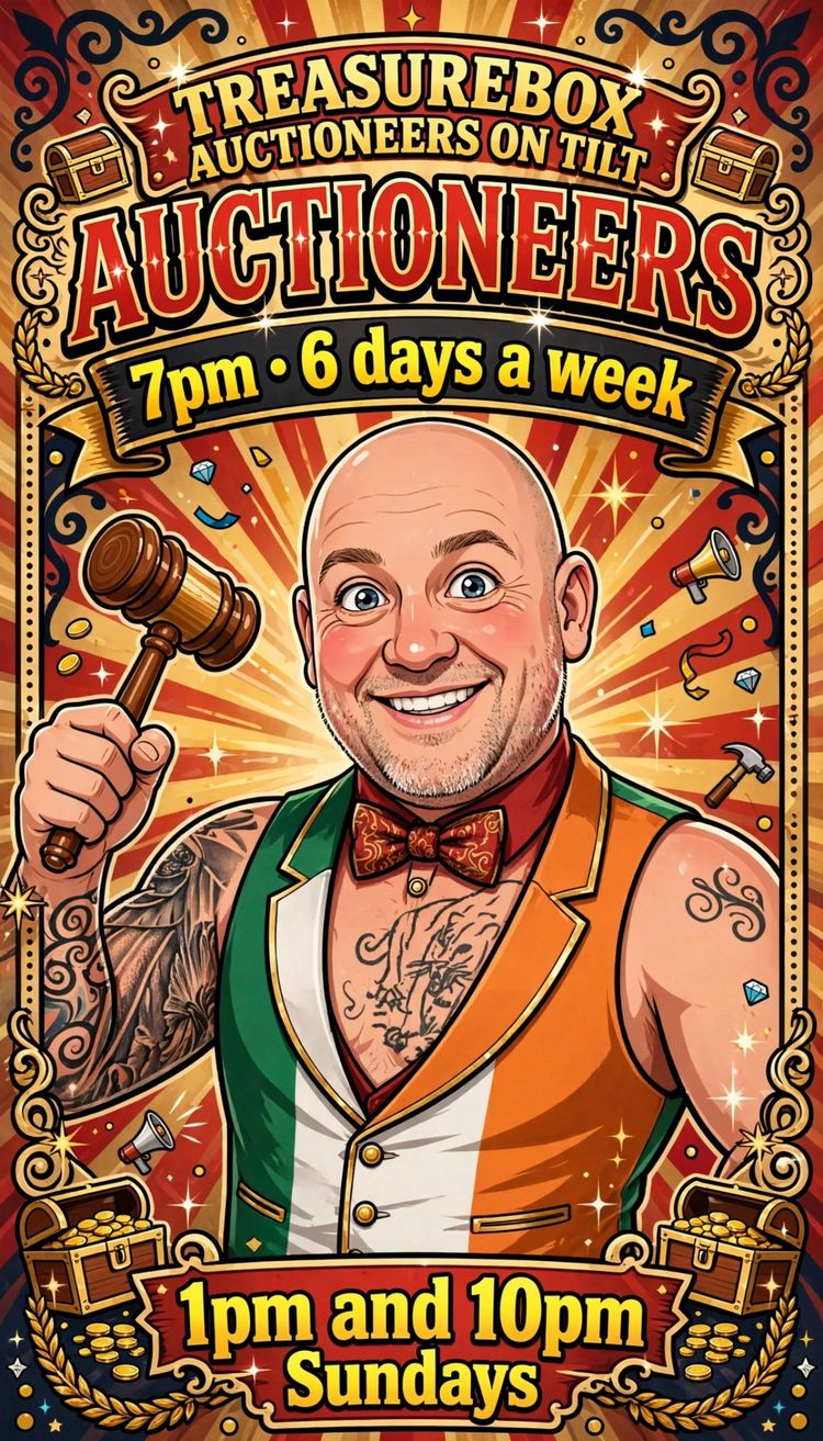 Live Coins & Collectables auction: COINS AND JEWELLERY 7PM START  by treasureboxuk
