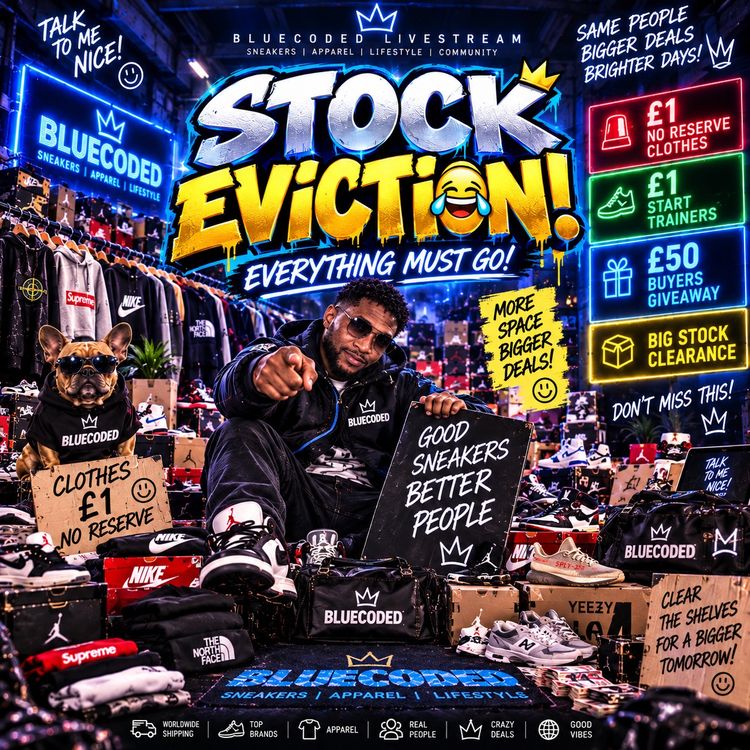 Subasta en directo: 🚨 I’VE PRICED IT WRONG AGAIN 😭 £1 STEALS • STOCK EVICTION • COME ROB ME! 💀🔥 por bluecoded