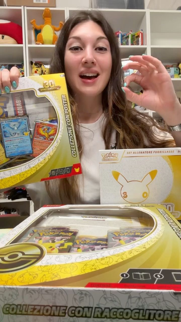 Asta in diretta Carte collezionabili: Pokemon 30th Anniversario ⭐️ Box Break e Carte Singole di alessiagallesi