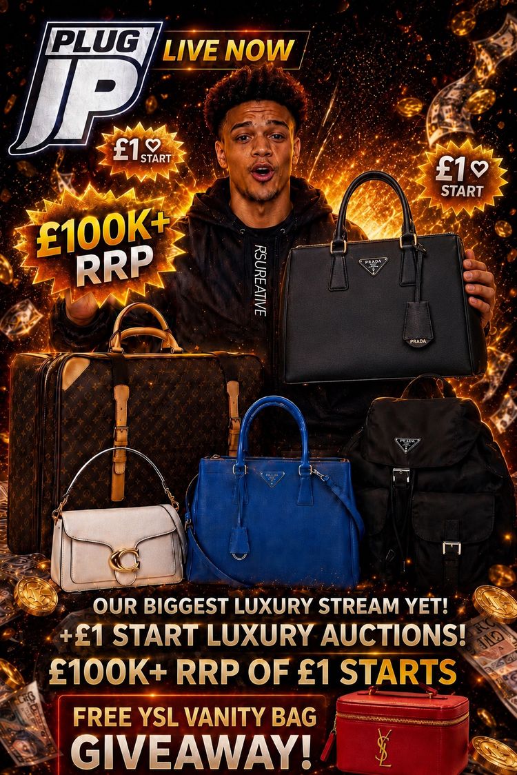Live Hypewear auction: £1 Luxury | LV, COACH, DIOR, PRADA & more by plugjp