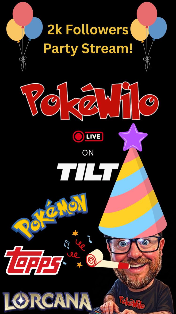 Live auction: 🎉 2k Followers Party 🎉 Lorcana 👑 & Pokémon 🔴 Party Games 🎯 by pokewilo