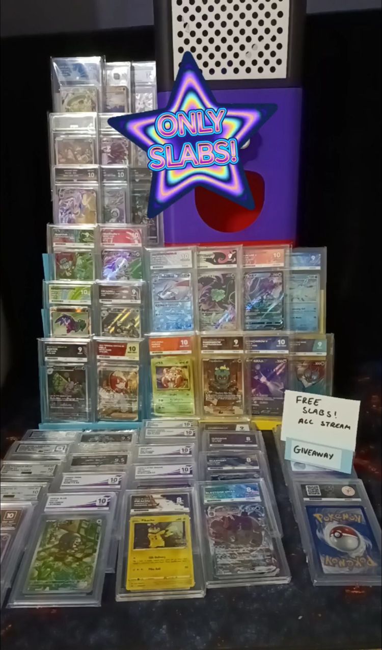 Subasta en directo de Cromos: FREE SLABS! ONLY SLABS! ACE 10s + MORE!  por mattfrancis01