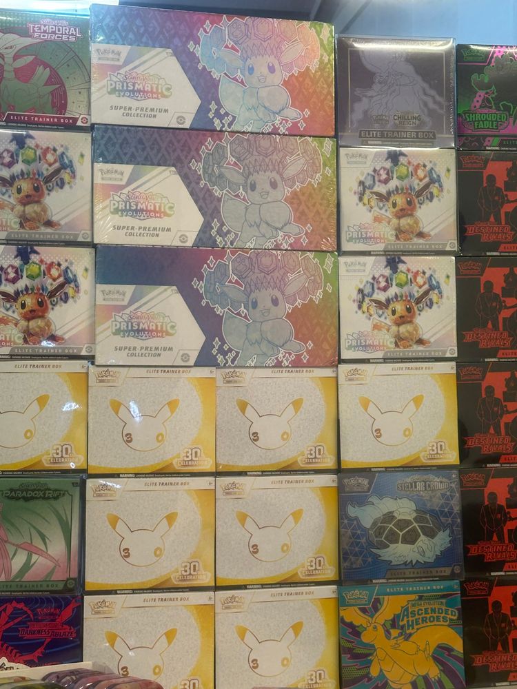 Live auction: SATURDAY SPECIAL! SPCS, 31 ETBS! BIGGG SET! FREE ETB GIVVY by poke_slabs