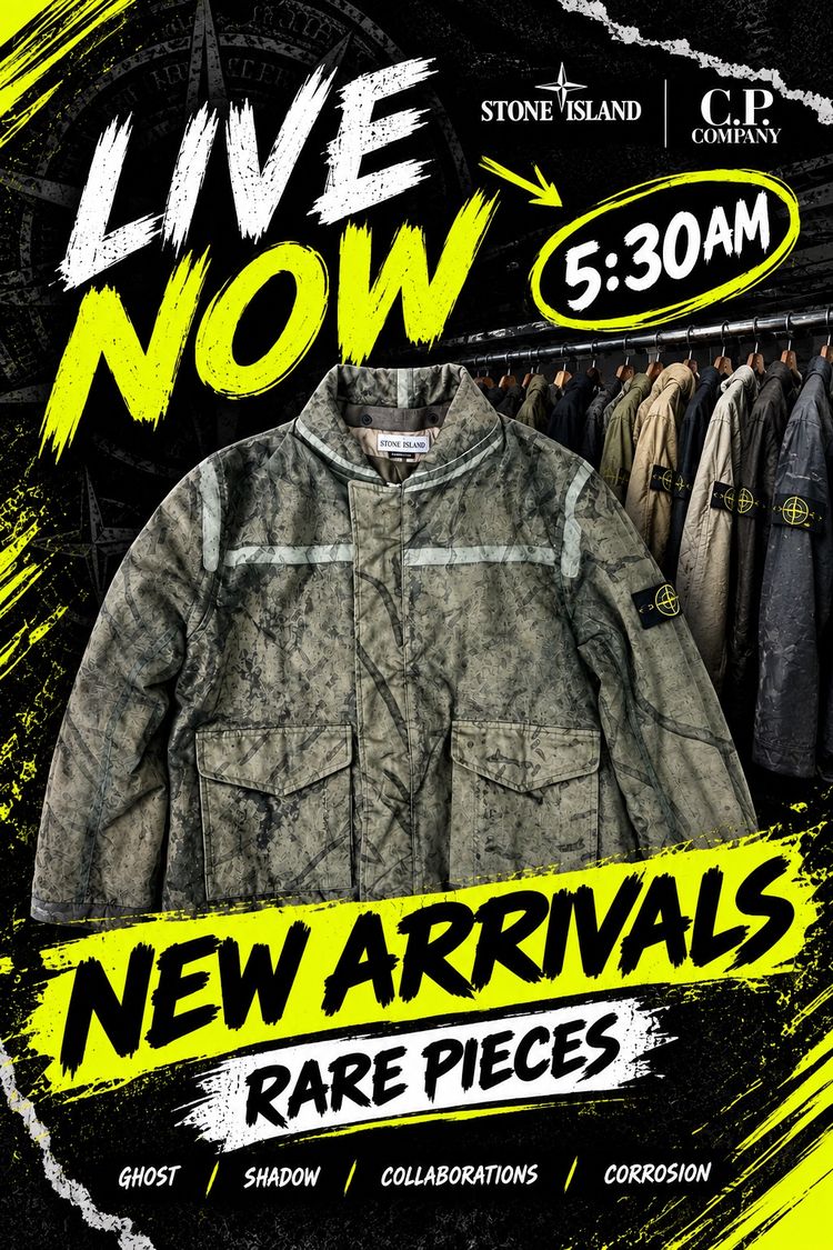Live auction: STONE ISLAND & CP COMPANY NEW ARRIVALS | Over 200 Items by wantedlabels