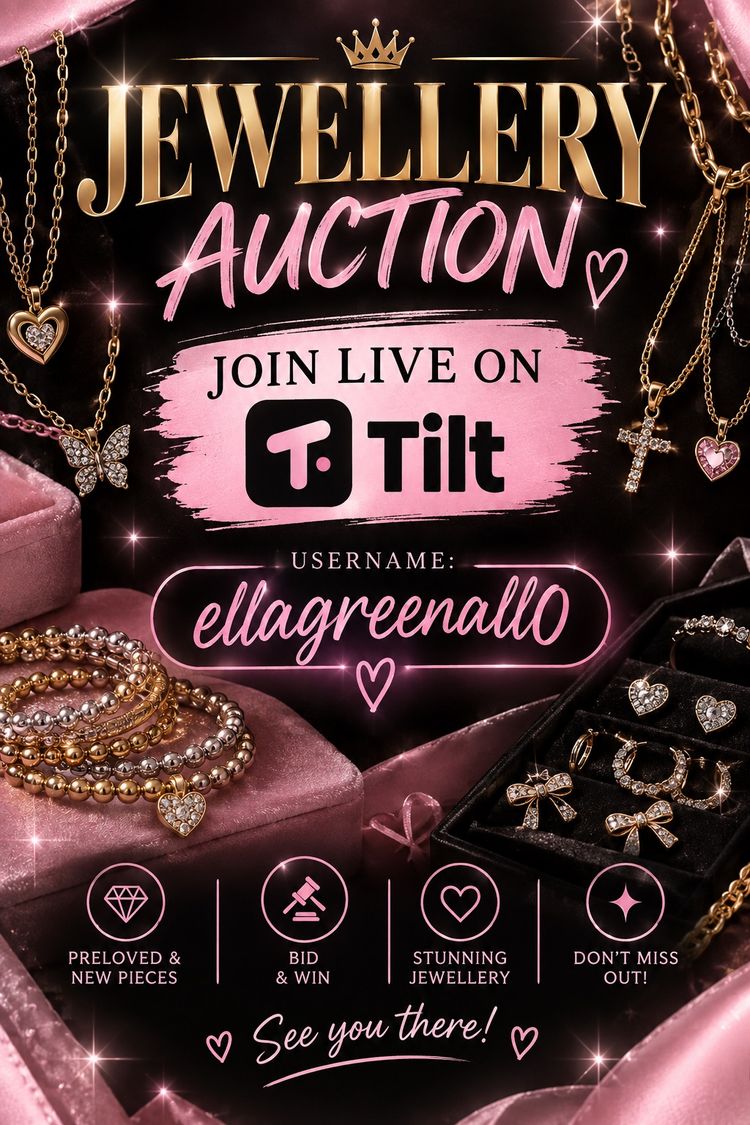 Live auction: Jewellery auction and selling ✨🤍 by ellagreenall0