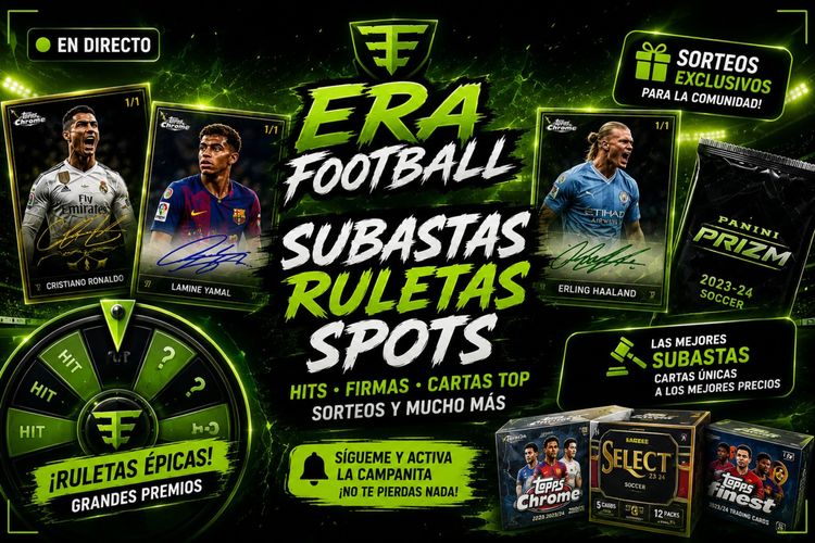 Asta in diretta Carte collezionabili: RULETA AUTO O PARCHE ASEGURADO 15€ 🤑 di erafootball