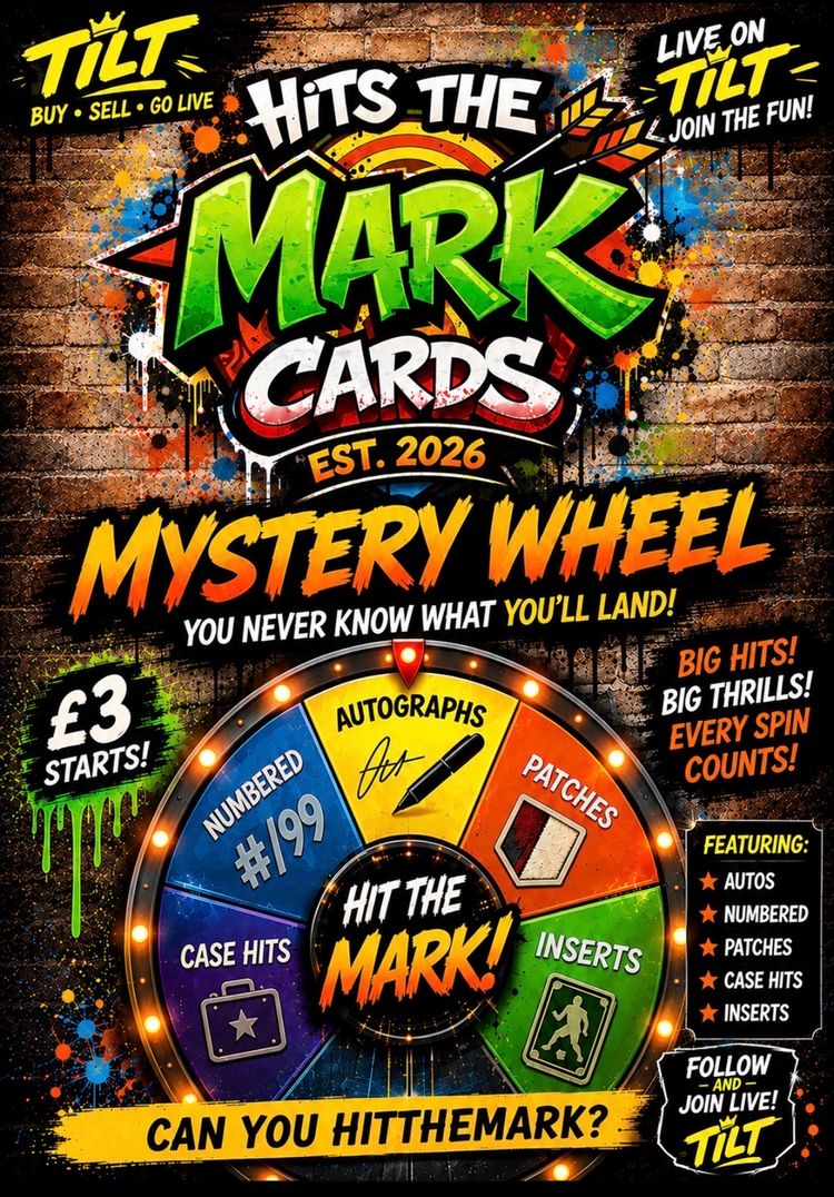 Asta in diretta Carte collezionabili: HitstheMark football card surprise set. The tiny balls are away the wheel is live. di hitsthemark