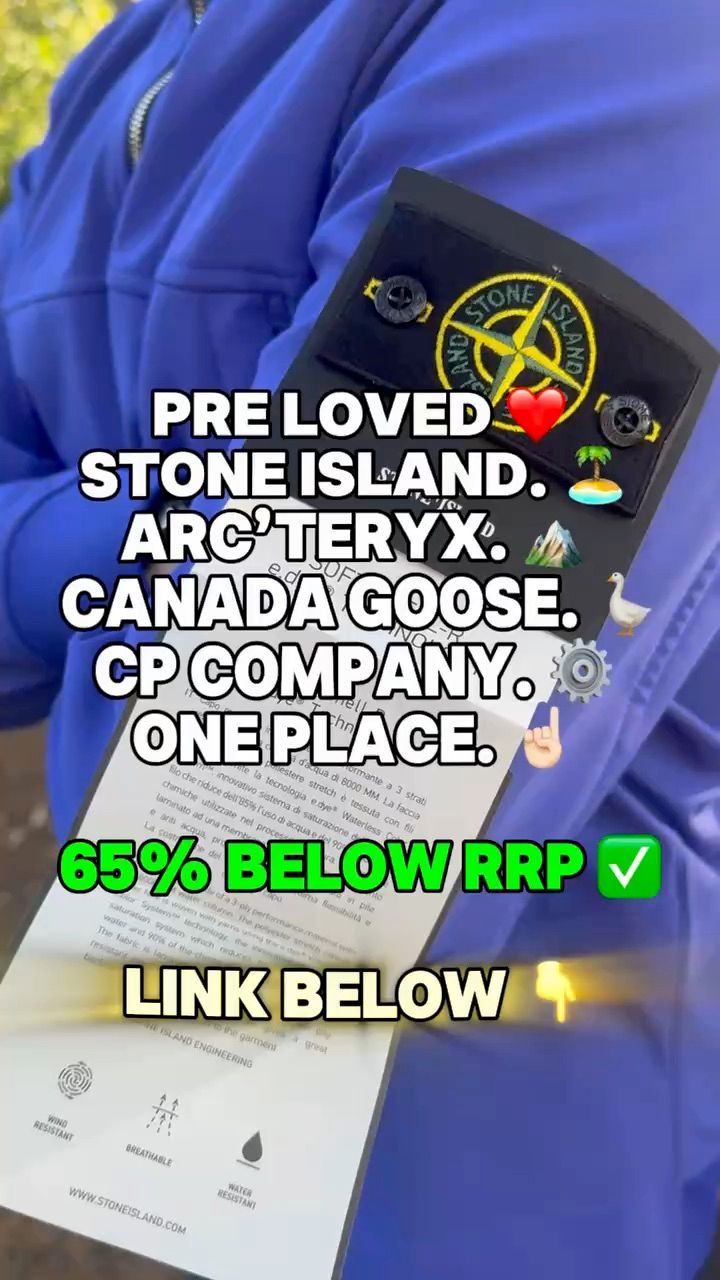 Live auction: GIVEAWAY + CLEARANCE STONE ISLAND, CANADA GOOSE, ARCTERYX 🌟 by peterstoreuk