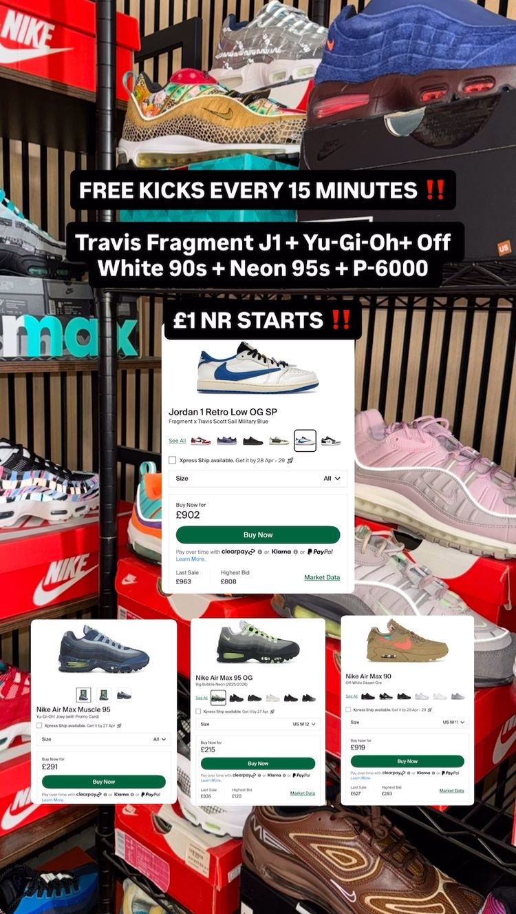 Asta dal vivo: 20+ Givys! £1 Fragment!+Alaska!+Yu-Gi-Oh! 100+£1 Starts W/Reece! di rstreetwear