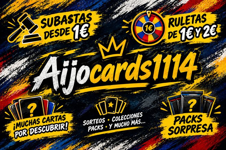 Live auction: SUBASTAS DESDE 1€!!! NOVEDADES, PETICIONES Y RULETITA CON AUTO/PARCHE/NUMERADAS... by aijocards1114