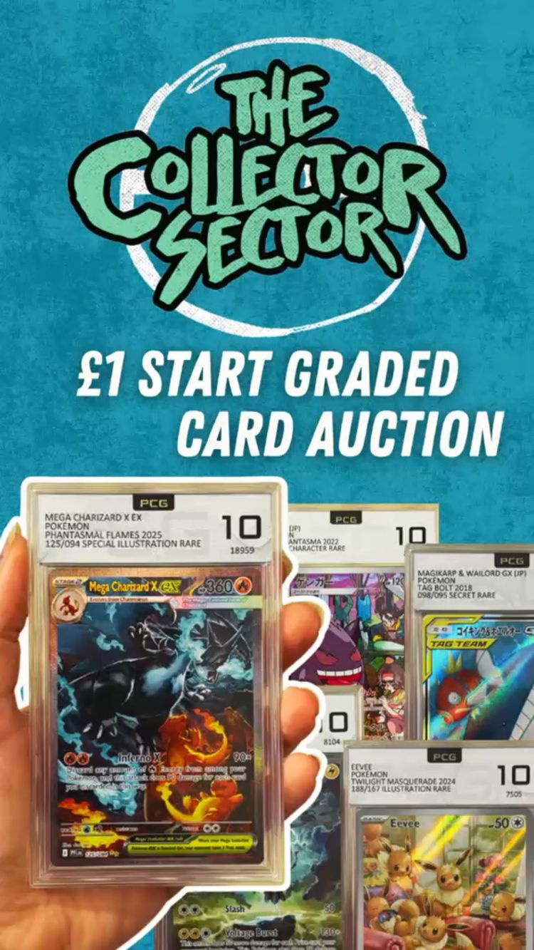 Trwająca aukcja Karty kolekcjonerskie: 🚀🚀£1 GRADED CARD AUCTIONS🚀🚀 od collectorsector